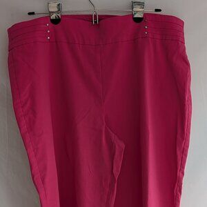 JM Collection Women's Capri Pants Pink Size 16 $17.00